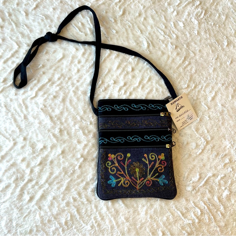Hand beaded Fair Trade Cross Body Bag